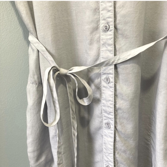 Cloth & Stone light grey shirt dress size M - Picture 7 of 12